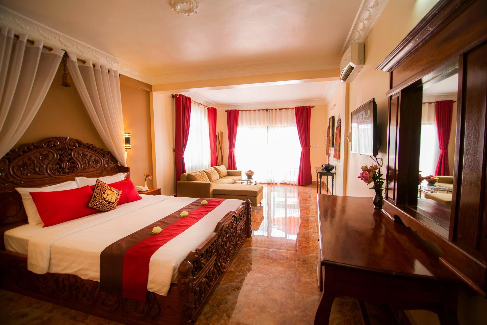 Reaksmey Chanreas Hotel Siem Reap Dış mekan fotoğraf